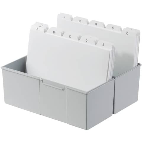 Karteikasten A6 quer Plast grau HAN 976-11 300 16,5x9,5x14,3