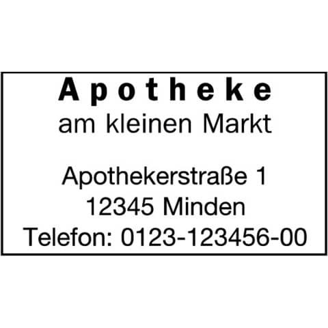 Stempel mit Gutschein für 5203 TRODAT 5203