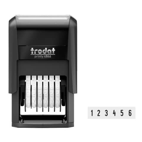 Nummernbänderstempel Printy TRODAT 4846/6-stellig/4mm
