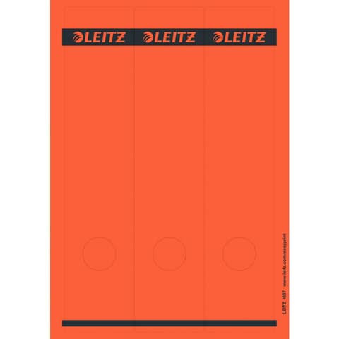 Rückenschild lang breit rot LEITZ 1687-00-25 sk 25x3St