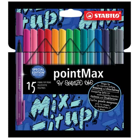 Faserschreiberetui 15ST pointMax Snooze STABILO 488/15-06 One sortiert