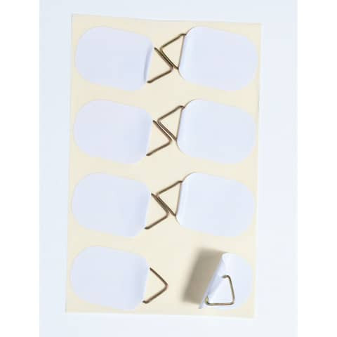 Bildaufhänger 26x35 mm Papier HERMA 5753 8 Stück selbstklebend