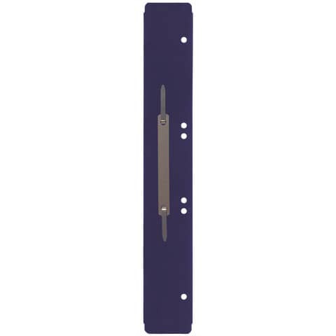 Heftstreifen PP 45x310mm 25ST blau Q-CONNECT 3011000400 Metalldeckleiste