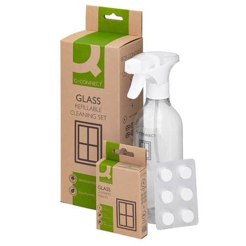 Glasreiniger mit 6 Tabs Q-CONNECT KF16654 500ml