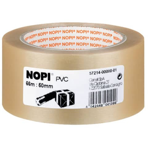 Packband 50mm 66m transparent NOPI 57214-00000-01 PVC