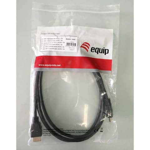 HDMI HS Ethernet 1.4 A-A St/St EQUIP 119352 1.8m 4K30Hz HDR