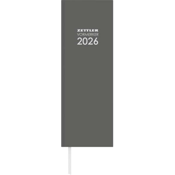 Pultkalender 10,5x29,5cm 2T 1S ZETTLER 660123/801-0021 anthrazit