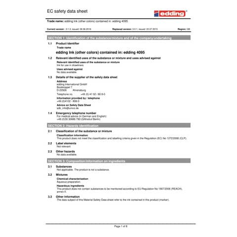 Windowmarker 4095 2-3mm hellgrün EDDING 4-4095011 Kreidemarker Rundspitze
