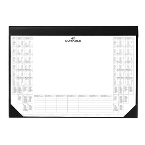 Schreibunterlage m.Block schwarz DURABLE 7291 01 60x40 cm