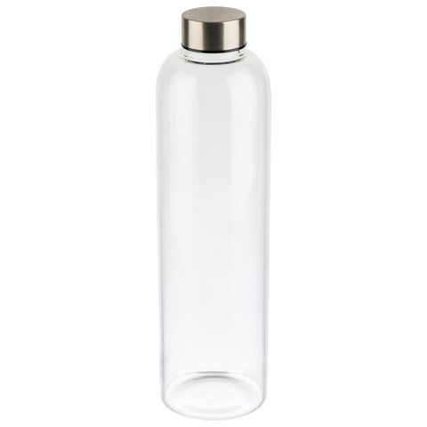 Trinkflasche Glas 1Liter transparent APS 66909