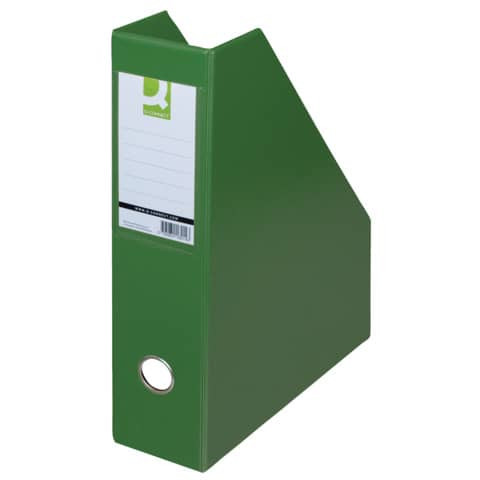 Stehsammler A4 76mm grün Q-CONNECT KF16212 PVC