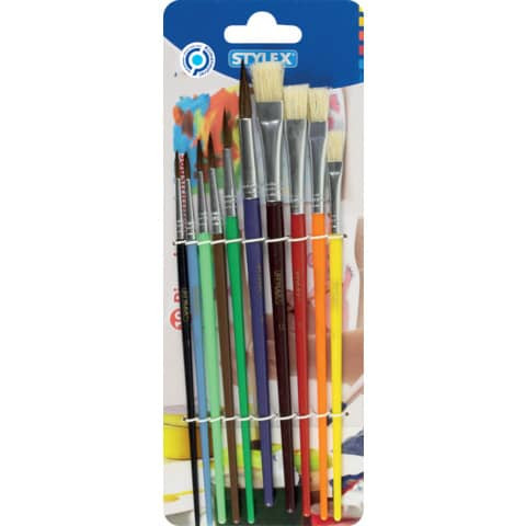 Pinselset 6Haar-+4Borstenpinsel TOPPOINT 35065