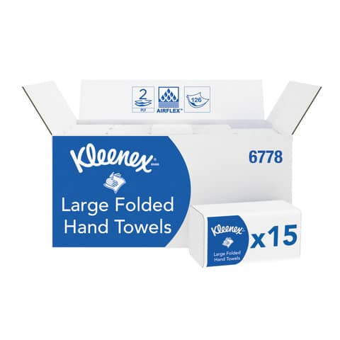Falthandtuch 1860 Stück weiß KLEENEX 6778 31,5x21,5cm
