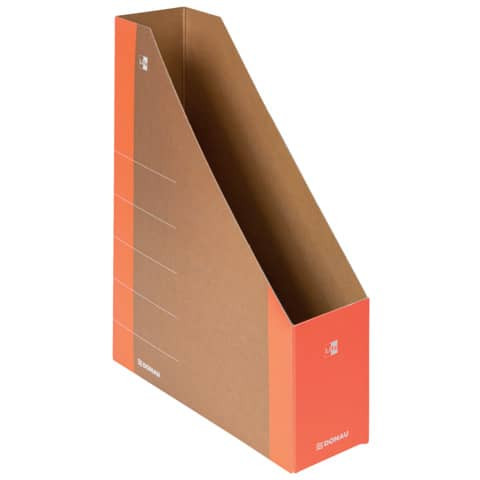 Stehsammler Karton A4/8cm neonorange DONAU 3550001FSC-12 Life