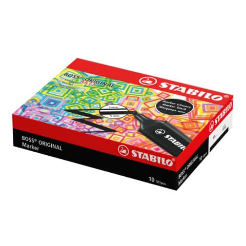 Textmarker schwarz NatureCOLORS STABILO BOSS 70/46