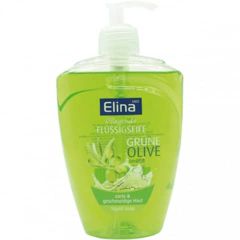 Flüssigseife 500ml Olive im Spender ELINA 41966/4326470419668