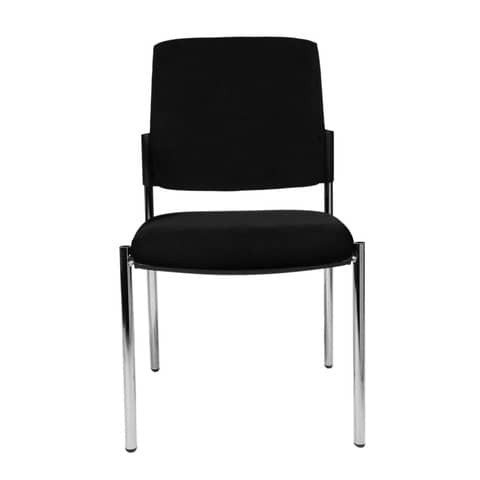 Besucherstuhl ohne AL BtoB10 schwarz TOPSTAR BB1900G20