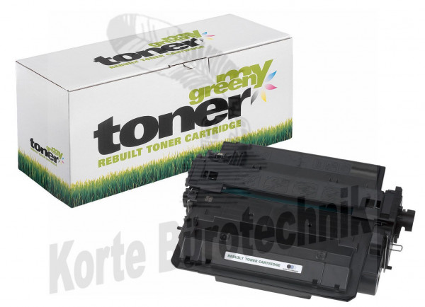 my green toner Toner-Kartusche schwarz HC (133510) ersetzt 55X, 724H