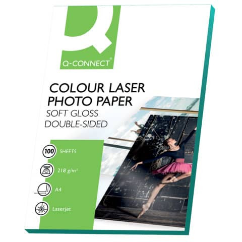 Laserpapier A4 100BL weiß Q-CONNECT KF01935 220g