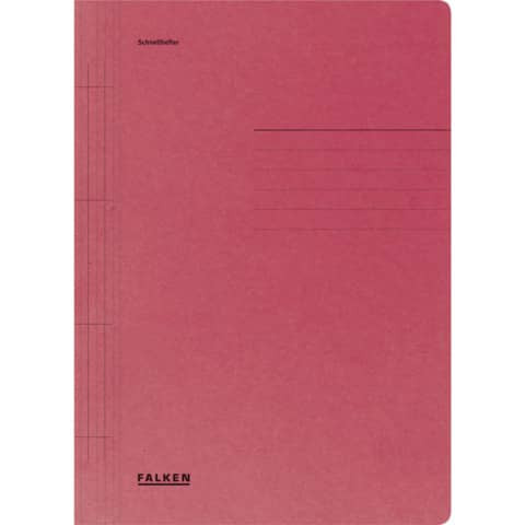 Schnellhefter Manila A4 rot FALKEN 80003775 Stand.250g