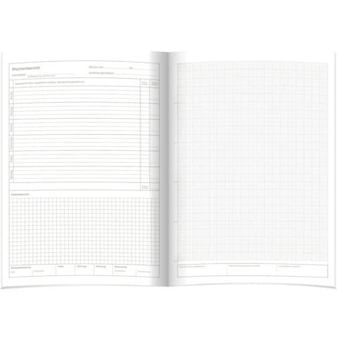 Ausbildungsnachweis wöch.Handw RNK 5051 Tätigkeitsb. m.Skizz.