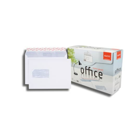 Briefhülle C5 m.Fenst.Hk weiß ELCO 74537.12 Office 100g 100St