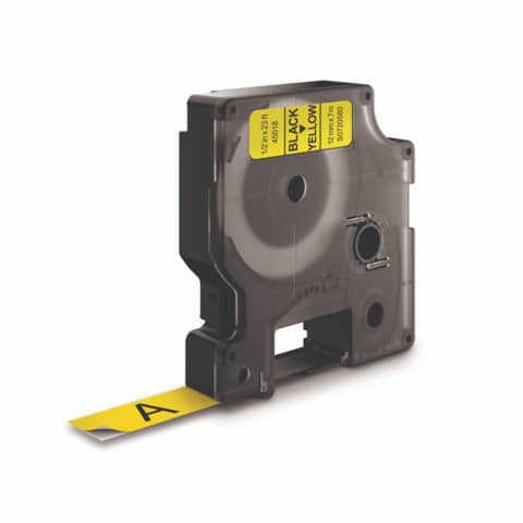 Schriftband 12mmx7m gelb/schwarz DYMO S0720580 45018