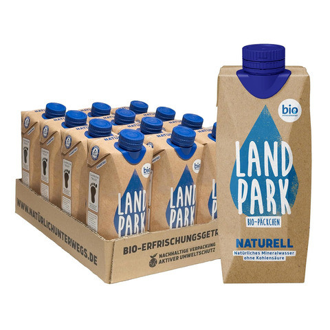 Bio-Quelle Wasser natur. still 12x0,5L Landpark 11050-Karton