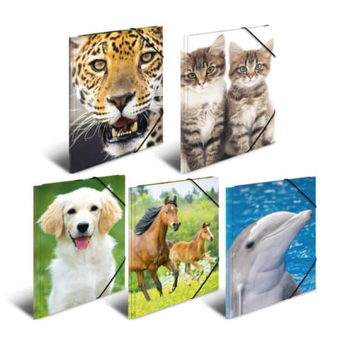 Sammelmappe A4 Tiere sort. HERMA 7147 PP