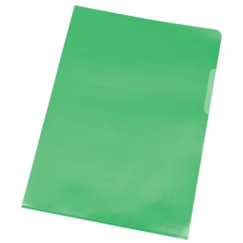 Sichthülle - A4, 0,12 mm, genarbt, 10 Stück, grün