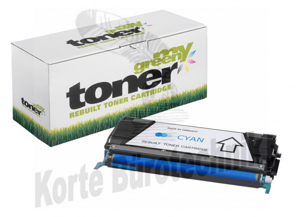my green toner Toner-Kartusche cyan HC (160561) ersetzt C736H1CG