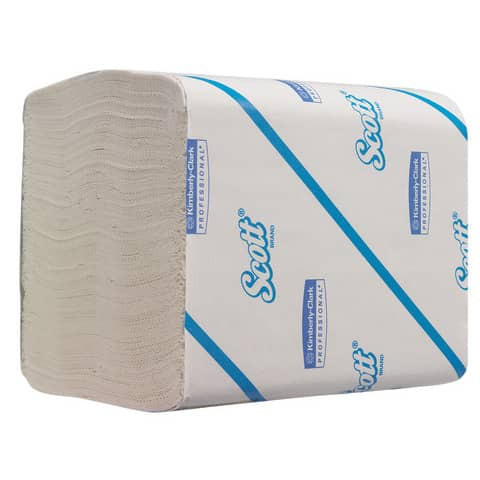 AQUARIUS* Einzelblatt Toilet Tissue 2-lagig - weiß, 220 Einzelblatt pro Pack, passender Spender Mode