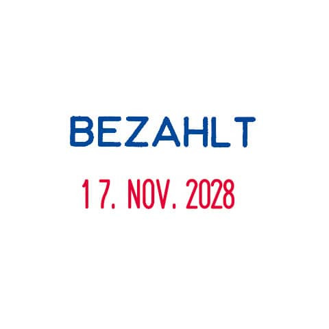 Stempel Printy 4850 BEZAHLT TRODAT 4850 L2 BEZAHLT Fixtext