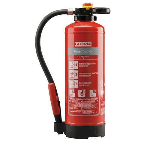 Pulverfeuerlöscher P 6 PRO GLORIA 180511