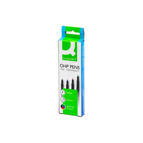 Overheadstift 4ST sortiert Q-CONNECT KF01066 F Permanen