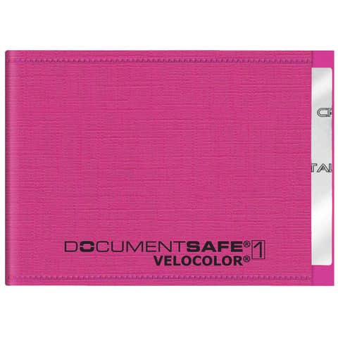 Kreditkartenetui Documentsafe pink VELOCOLOR 3271 371 PP 90x63mm
