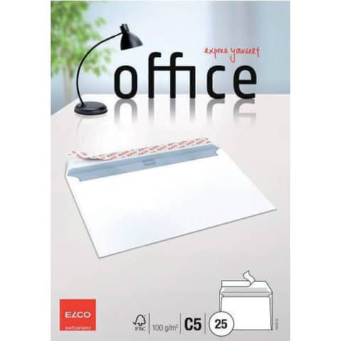 Briefhülle Office C5 80g weiß ELCO 74470.12 HK PG=25St