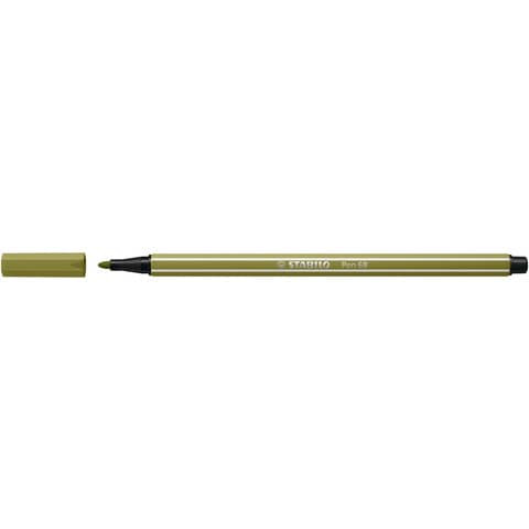 Premium-Filzstift - Pen 68 - Einzelstift - schlammgrün