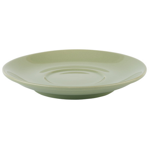 Cappuccinountertasse SNUG Ø 15,5cm grün APS 16016