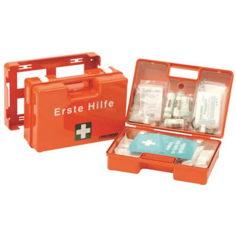 Verbandkasten Koffer orange LEINA-WERKE 21035 DIN 13169