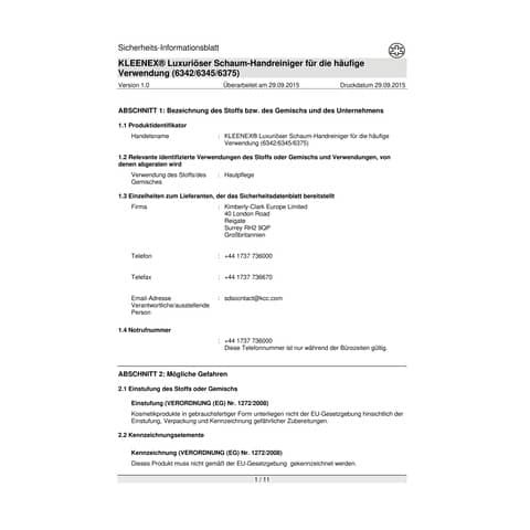 Flüssigseife Control 1 Liter SCOTT 6342 Sanft transparent