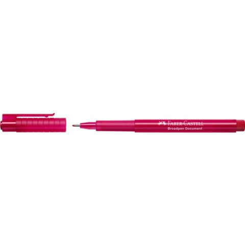 Feinliner Broadpen rot FABER CASTELL 155421 0.8mm