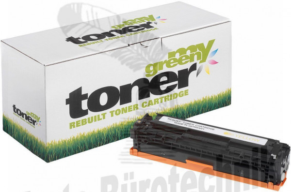 my green toner Toner-Kartusche gelb (130861) ersetzt 125A