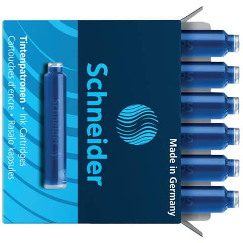 Tintenpatrone 6ST blau SCHNEIDER SN6603