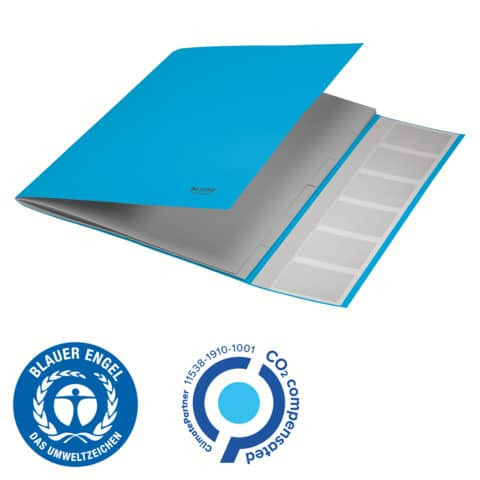 Ordnungsmappe Recycle A4/6F blau LEITZ 3914-00-35 Karton