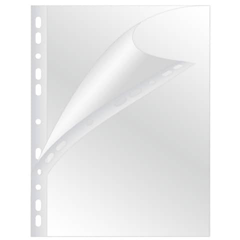 Klarsichthülle A4 100ST genarbt Q-CONNECT KF15418 0,10mm