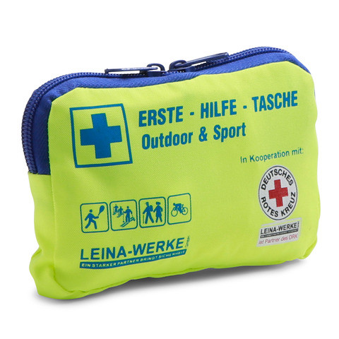 Erste Hilfe Set Outdoor & Sport gelb LEINA-WERKE 82107