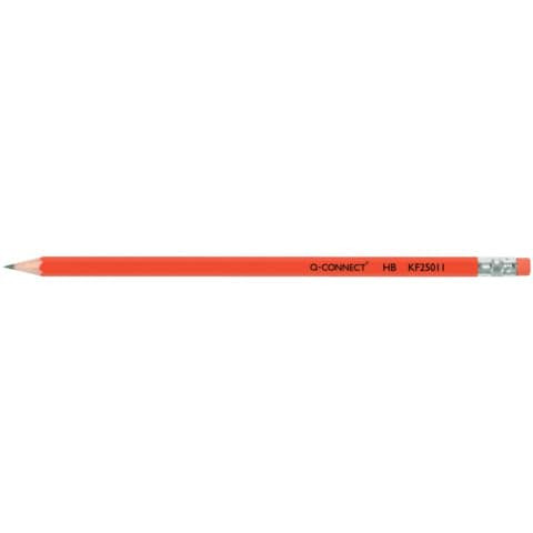 Bleistift HB rot mit Radierer Q-CONNECT KF25011
