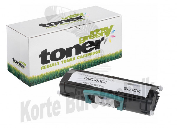 my green toner Toner-Kartusche schwarz HC (160608) ersetzt E360H21A