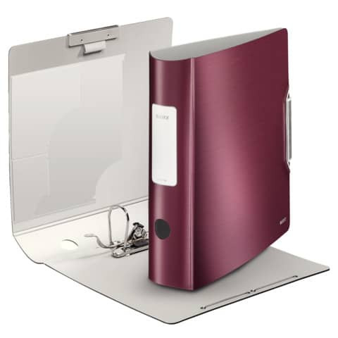 Ordner A4 8,2 cm Active granat rot LEITZ 1108-00-28 Style PP 180°